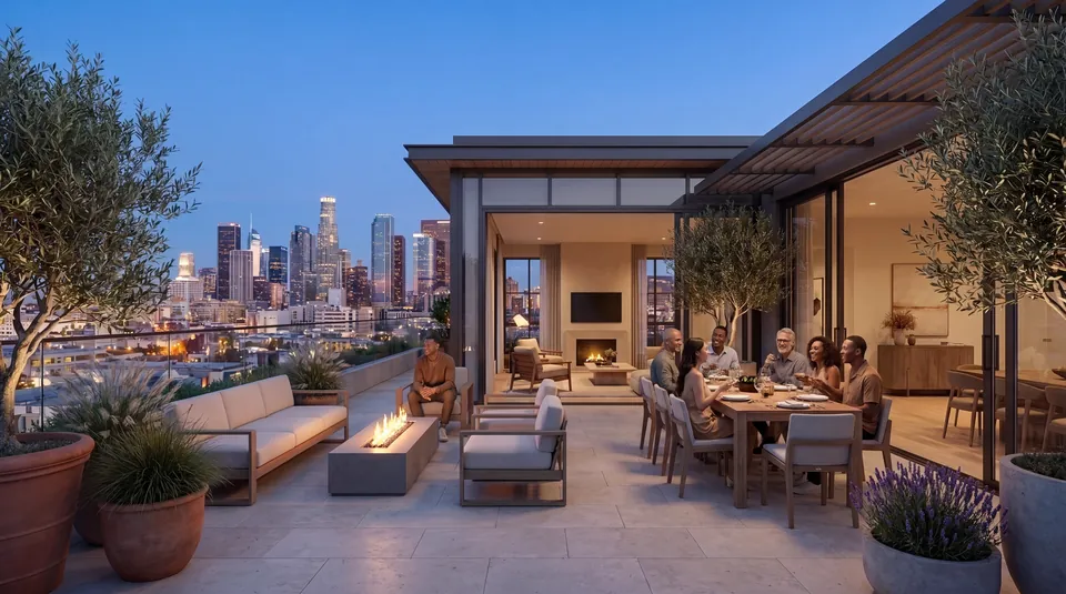 Dinner on the terrace